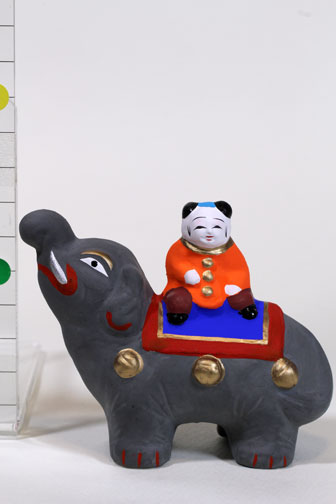 象乗り唐子/伏見人形(京都)