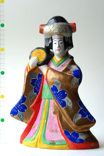 鼓持ち（静御前）/市原人形(岐阜)