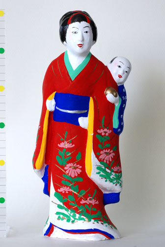子守（背負い親子）/ 出雲今市人形(島根)