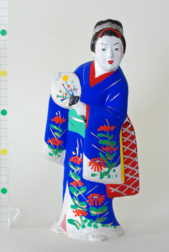 団扇持ち娘/ 出雲今市人形(島根)