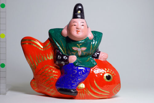 鯛乗り恵比寿/三次人形(広島)