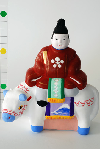 牛乗り天神/新中野人形(長野)