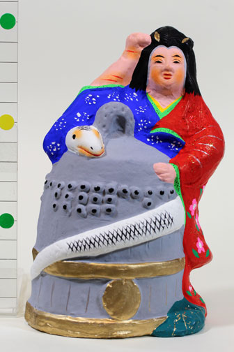 娘道成寺(釣鐘と蛇と娘)/小幡人形(滋賀)