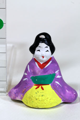 座り女（人形笛）/下川原人形(青森)