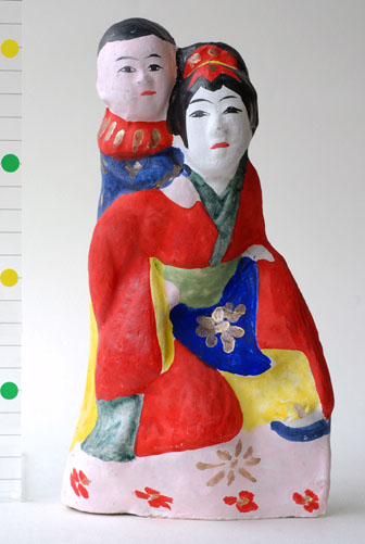 子守（立膝）/帖佐人形(鹿児島)