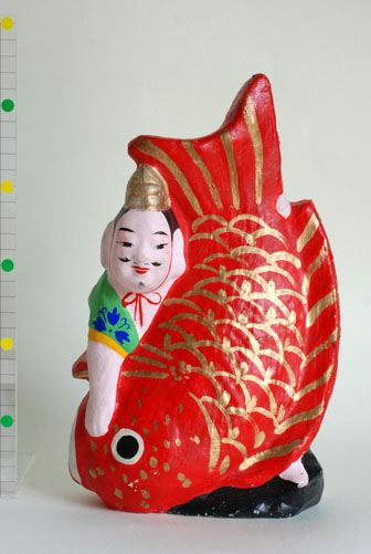 鯛抱き恵比寿/八橋人形(秋田)
