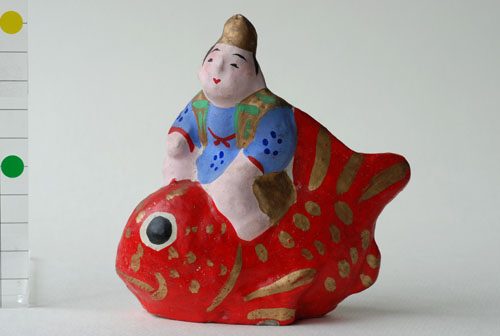 鯛乗り子供恵比寿/八橋人形(秋田)